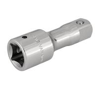 Draper 3/4"D 100mm Extension Bar Polished Finish Spring Loaded 16812