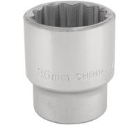 Draper T-MM/B 3/4 Square Drive 12 Point Socket (36mm), Blue, 36 mm