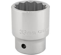 Draper Expert 16700 12 Point Socket 3/4in Sq. Dr. 33Mm each
