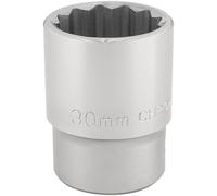 Draper Expert 16698 12-Point Socket 3/4 in Sq. Drive 30 mm
