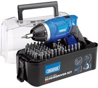 Draper 3.6v Cordless Li-Ion Screwdriver Kit 1/4" Hex Drive 230V AC Charger