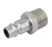 Draper 54416 3/8in Bsp Male Nut Pcl Euro Coupling Adaptor (Sold Loose) each