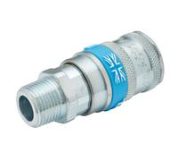 Draper 3/8" BSP Taper Male Thread Vertex Air Hose Coupling 51409