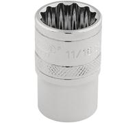 Draper Expert 49480 Hi-Torq® 12 Point Socket 3/8in Sq. Dr. 11/16in each