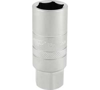 Draper 3/8" Drive Satin Chrome Hexagon Spark Plug Socket 3/8" 12mm