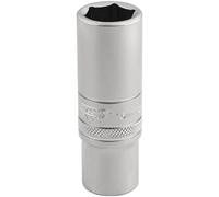 Draper 16583 Metric 3/8-Inch Square Drive Hi-Torq 6-Point Deep 15 mm Socket , Blue