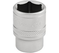 Draper 3/8" Drive Satin Finish Hexagon Socket Metric 3/8" 15mm