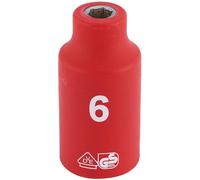 Draper Expert 31494 VDE Fully Insulated Socket 3/8in Drive 6 mm