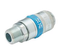 Draper 3/8" Male Thread PCL Tapered Airflow Coupling 37835
