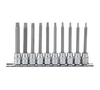 Draper Draper D-TX/10/100 3/8'' Drive 100mm Long TX-STAR Socket Bit 10 Piece Set
