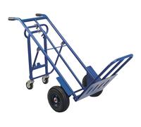 Draper 3 in 1 Heavy Duty Sack Truck 300kg Steel Frame Extra Wheels 85673