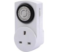Draper 3 Piece 24 Hour Mechanical Plug Socket Timer Set