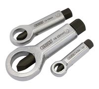 Draper 55108 Nut Splitter, 9mm-22mm Capacity, 3 Pieces , Blue