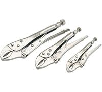 Draper 3 Piece Plier Set 140mm,185mm 220mm | Self Grip 33cm x 22.4cm x 1.4cm