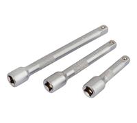 Draper 3 Piece1/4" Square Drive Extension Bar Set 1/4"