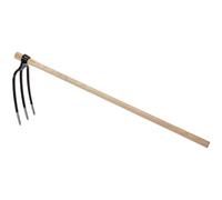 Draper 3 Prong Hoe Fork With 48" Hardwood Handle Fully Hardened & Tempered x2