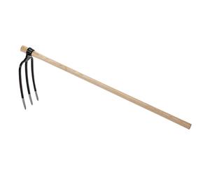 Draper 3 Prong Hoe Fork With 48" Hardwood Handle Fully Hardened & Tempered x2