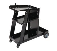Draper 3-Tier Welding Trolley Thick Steel With Black Powder-Coated Finish 50kg