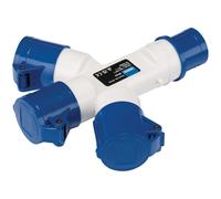 Draper 03720 230V 3-Way Splitter, 16A