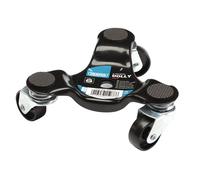 Draper 3 Wheel Dolly With Stable Aluminium Base Loads Up To 60 kg - Black