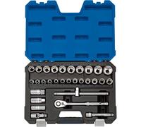 Draper 30 Piece 1/2" Drive Hex Socket Set Metric 1/2"