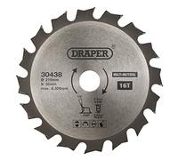 Draper 30438 TCT Multi-Purpose Circular Saw Blade, 210 x 30mm, 16T