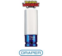 Draper Expert 30631 Hi-Torq® Wheel Nut Socket For Alloy Wheels 1/2in Sq. Dr. (17Mm) each