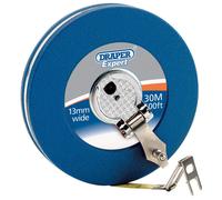 Draper 30m Steel Tape Measure | Long Measuring Measurement Tape | Rust Proof Holding Claw | 88217