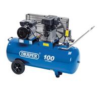 Draper Air Compressor - Belt Drive, 3HP, 100ltr, 230V