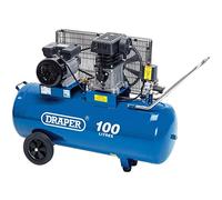Draper 31254 Belt-Driven Air Compressor, 100L, 230V 2.2KW, 3HP