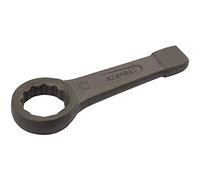 Draper 31424 Metric Ring Slogging Flat Spanner, 50 mm Size,Blue