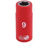 Draper 31469 1/4-Inch Square Drive Metric VDE Socket, 9 mm