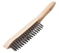Draper 31548 Expert Heavy Duty 3 Row Wire Scratch Brush,Grey/Brown,310mm