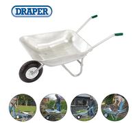 Galvanised Wheelbarrow, 65L