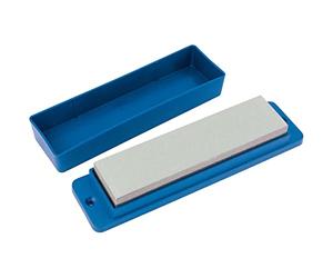 Draper 31696 Silicone Carbide Sharpening Stone with Box, 200mm x 50mm x 25mm , Blue