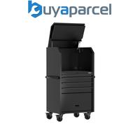 Draper Bunker Diagnostic Trolley, 4 Drawer, 34"