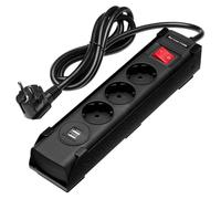 Draper 31712 BUNKER EU Power Strip with Magnetic Holder