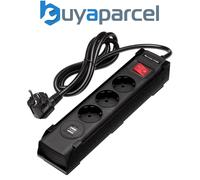 Draper 31712 BUNKER EU Power Strip with Magnetic Holder