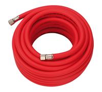 Draper High Visibility Hybrid Air Hose 15M X 10Mm 1/4in Bsp Red Pk 1 31731