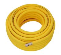 Draper 31732 High Visibility Hybrid Air Hose, 20m x 10mm, 1/4" BSP, Yellow