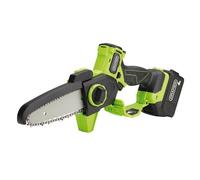 Draper 31872 18V Brushless Mini Pruner Saw, 1 x 4.0Ah Battery, 1 x Charger