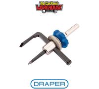 Draper 31950 Hole Cutter For Wood Or Plastic 40 - 120Mm each