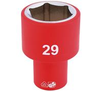 Draper 31988 Expert Expert Fully Insulated VDE Socket, 1/2 Sq. Dr., 29mm H6VDE-M
