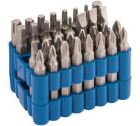 Draper 82387 Screwdriver Bit Set - Silver (32-Piece), 50 mm