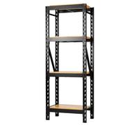 Draper 32488 Bunker 21 Piece Modular 4 Tier Racking Hardwood Shelving, 750mm