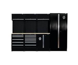 Draper 32519 Bunker 15 Piece Modular Storage Combo With Worktop, 2955mm