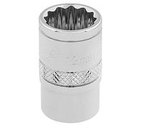 Draper 3/8" Drive Polished Finish Hi Torq Bi Hexagon Socket Metric