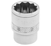 Draper 32780 3/8-Inch Square Drive 12-Point Hi-Torq Metric Socket, 16mm Size