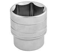 Draper 32mm 1/2"D 6 Point Metric Socket Standard Length Chrome 16622