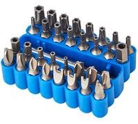 Draper Security Bit Set 33pc 1/4" Metric Screwdriver Kit 25mm Heavy-Duty Case 82406